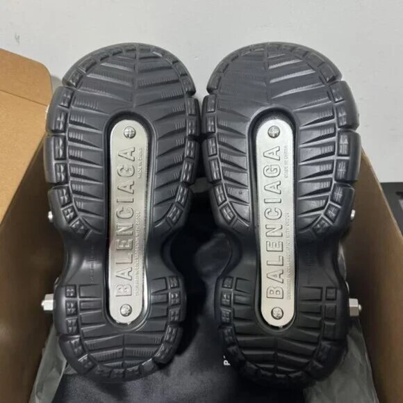 Balenciaga Women's black platform crocs sandals 37 - Picture 3 of 4